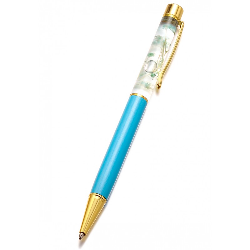 stylo avec des fleurs à l'intérieur support-creativite.com