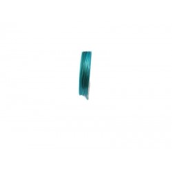 Fil de nylon élastique plat 0,8mm-bleu azur(12 mètre par rouleau)  https://support-creativite.com/